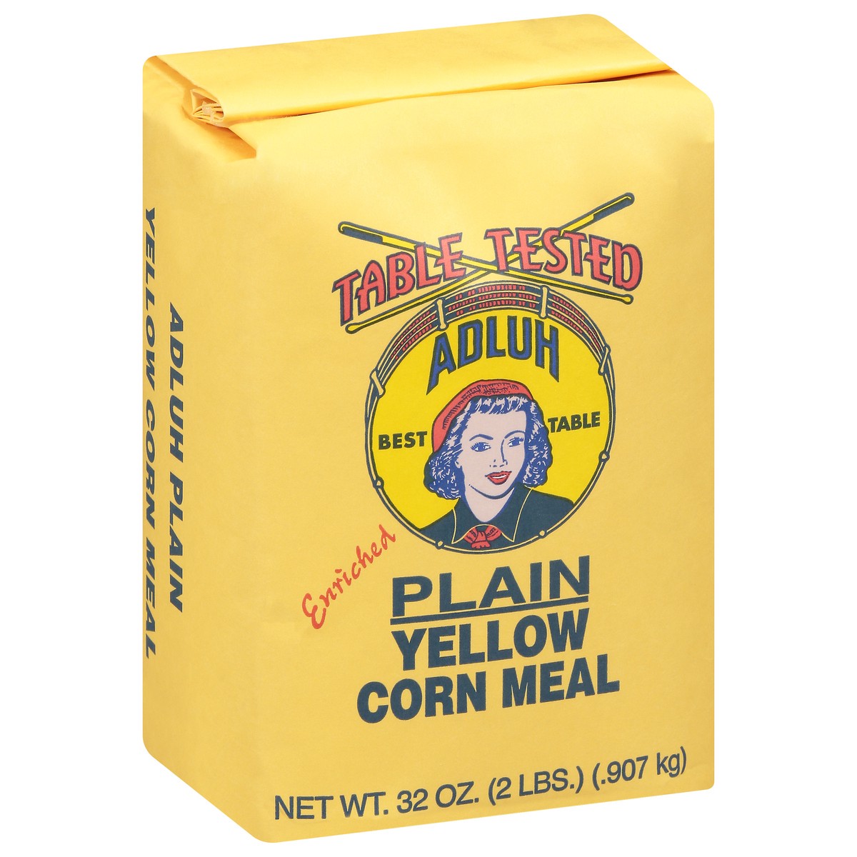 slide 3 of 4, Adluh Plain Yellow Corn Meal, 2 lb