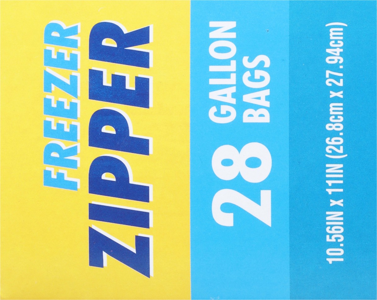 slide 6 of 9, Rouses Markets Gallon Slider Freezer Bags 28 ea, 28 ct