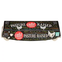 Vital Farms Pasture Raised Eggs Extra Large - 12 ct
