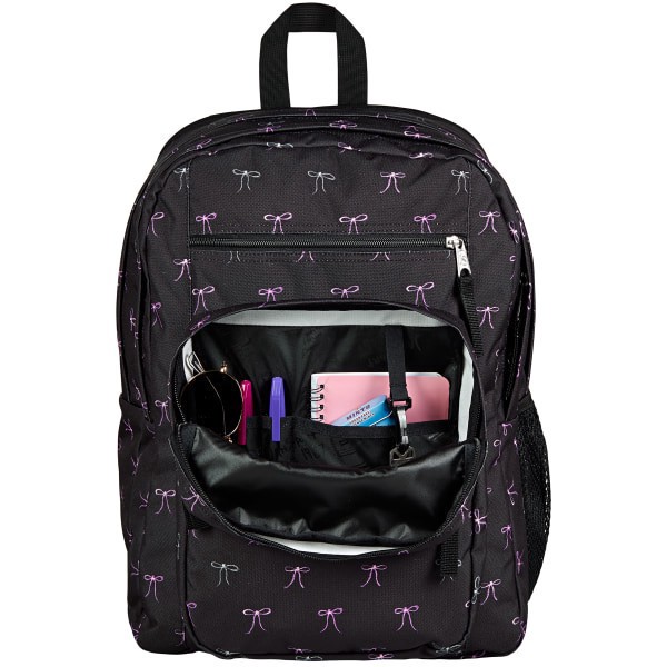 slide 4 of 8, Jansport Big Student Backpack With 15"" Laptop Pocket, 55% Recycled, Bad Bows, 1 ct