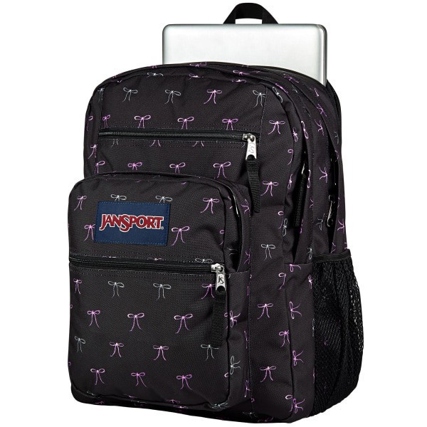 slide 2 of 8, Jansport Big Student Backpack With 15"" Laptop Pocket, 55% Recycled, Bad Bows, 1 ct