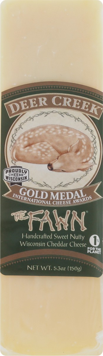 slide 5 of 9, Deer Creek The Fawn Wisconsin Cheddar Cheese 5.3 oz, 5.3 oz