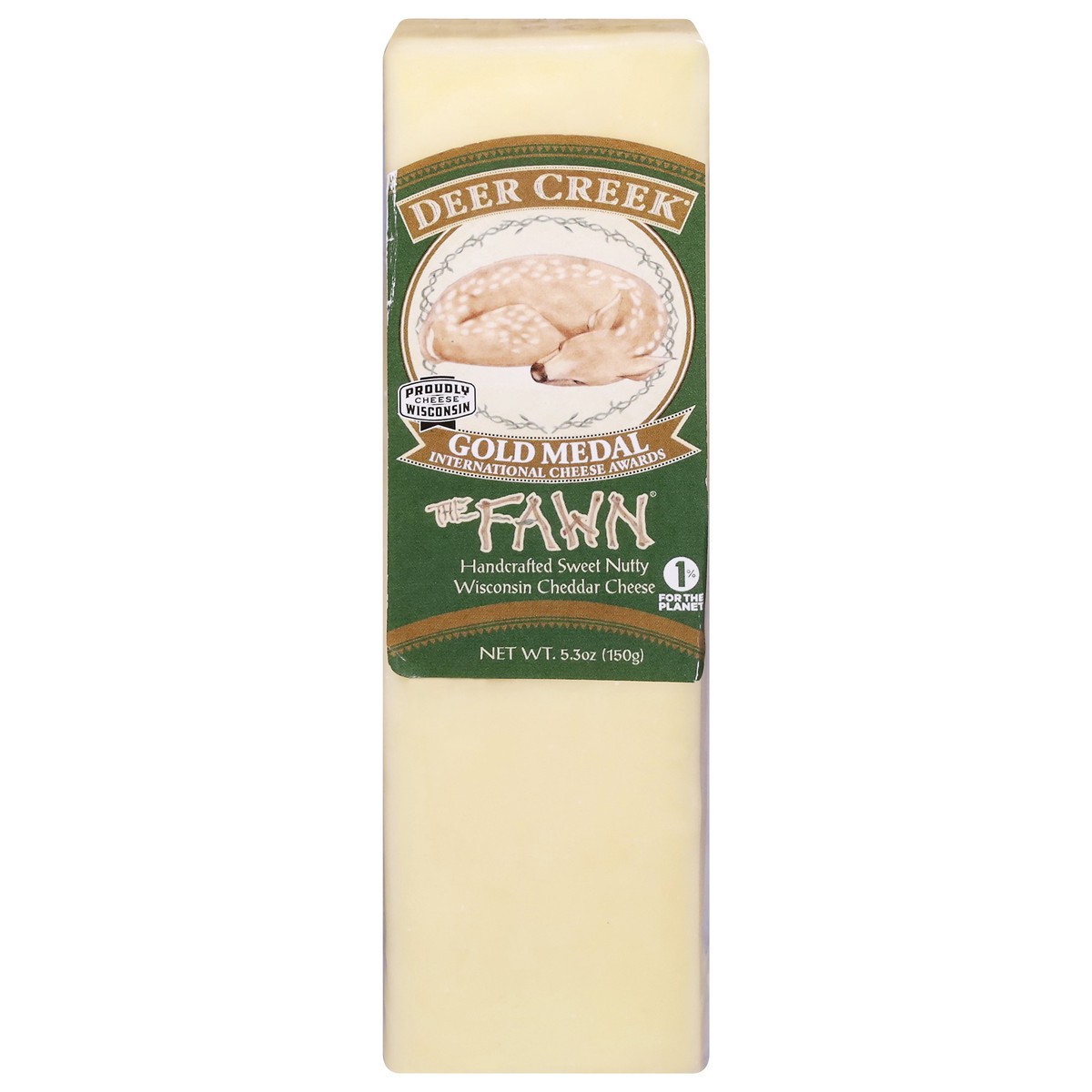 slide 1 of 9, Deer Creek The Fawn Wisconsin Cheddar Cheese 5.3 oz, 5.3 oz