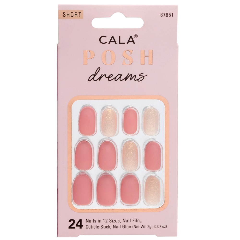 slide 1 of 1, CALA® Posh Dreams Nail Kit, 24 ct