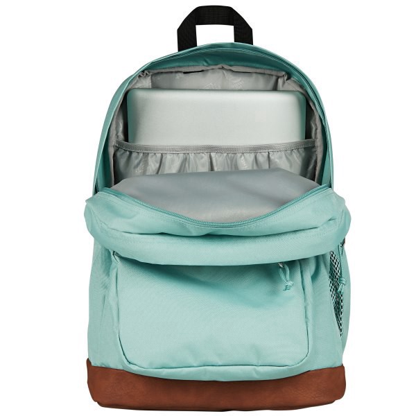 slide 5 of 8, Jansport Cool Student Backpack With 15"" Laptop Pocket, 55% Recycled, Faded Sage, 1 ct