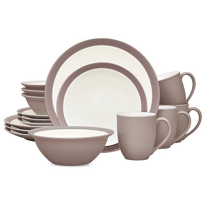 slide 1 of 1, Noritake Colorwave Curve Dinnerware Set - Clay, 16 ct