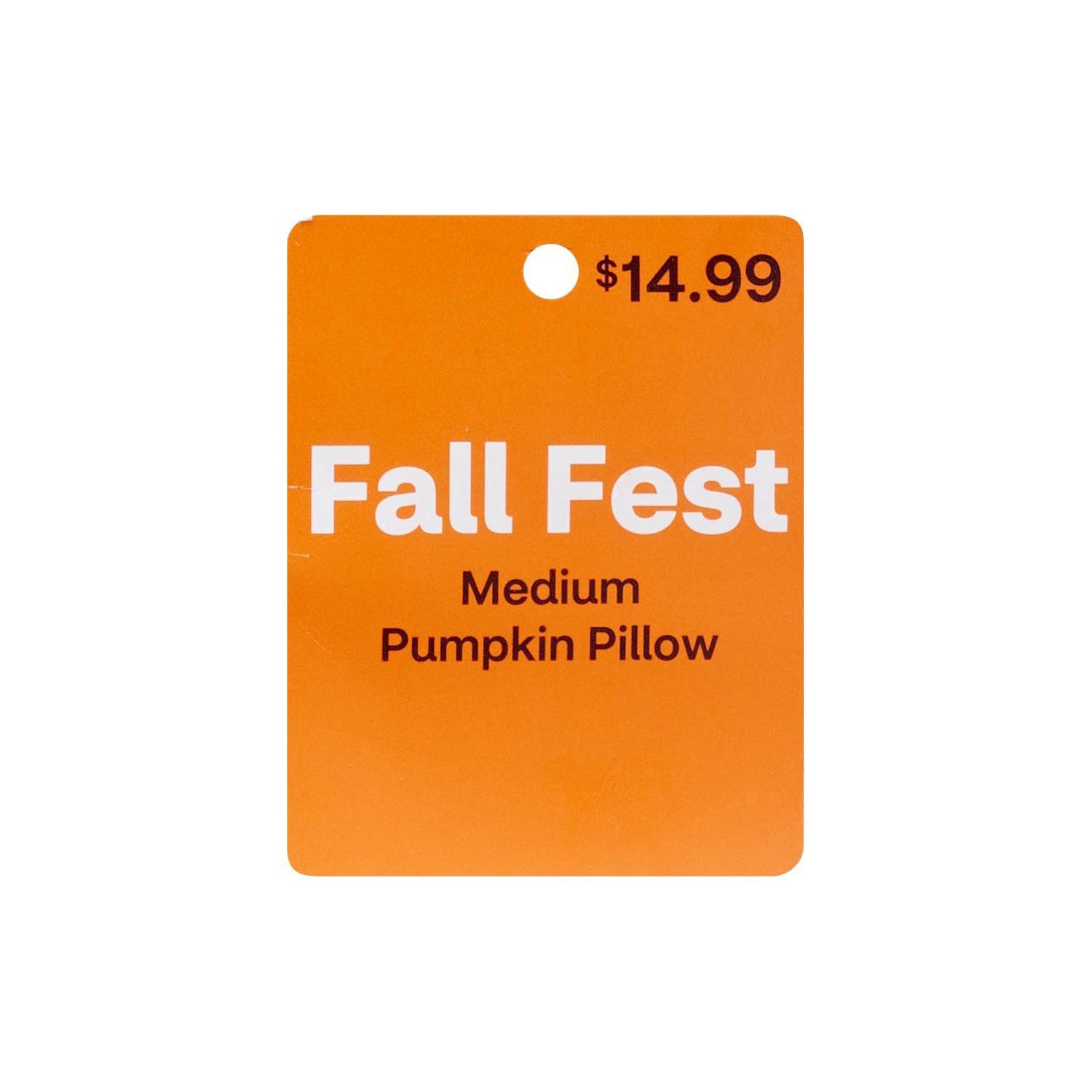 slide 2 of 3, FALL FEST Fall Pumpkin Pillow, 1 ct