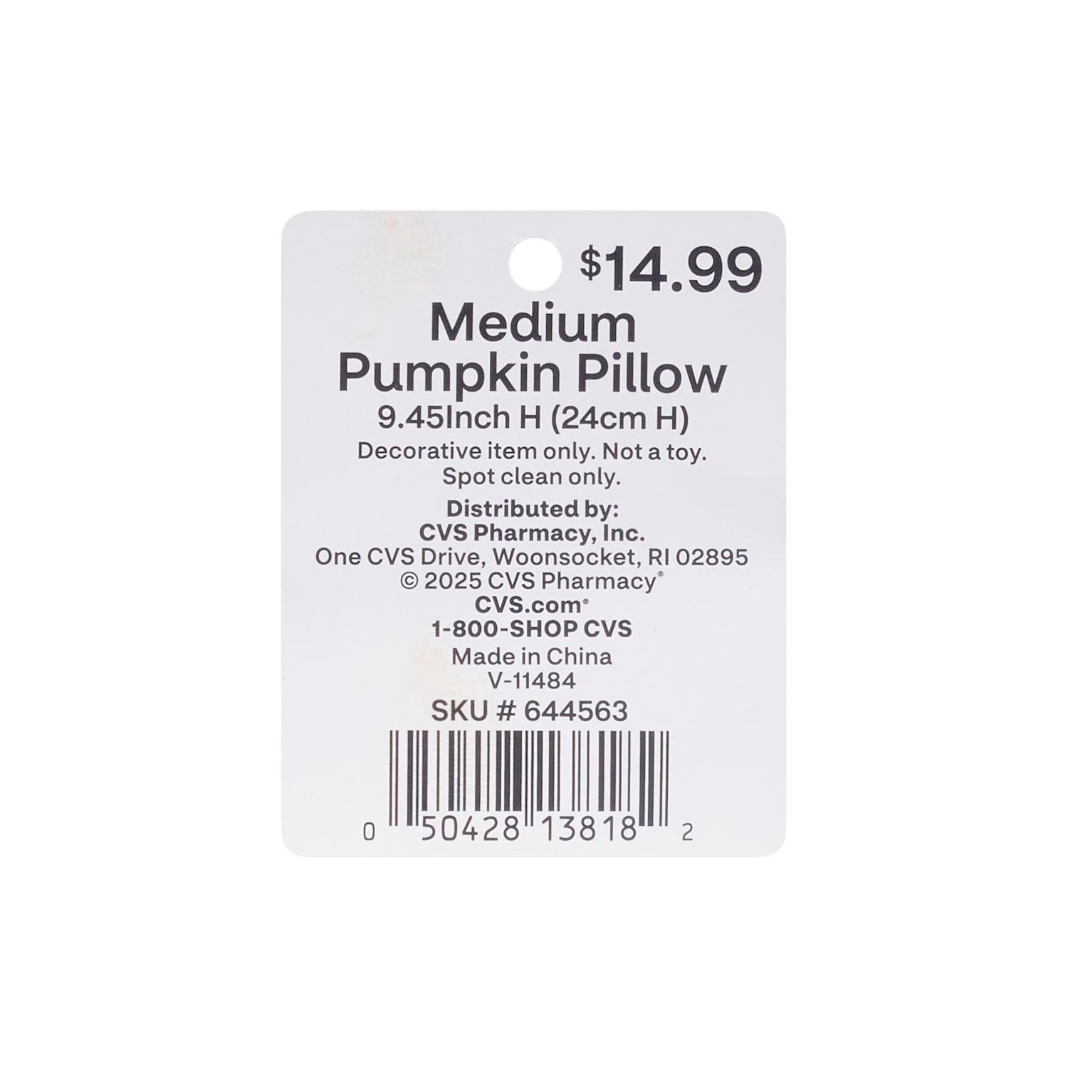slide 3 of 3, FALL FEST Fall Pumpkin Pillow, 1 ct