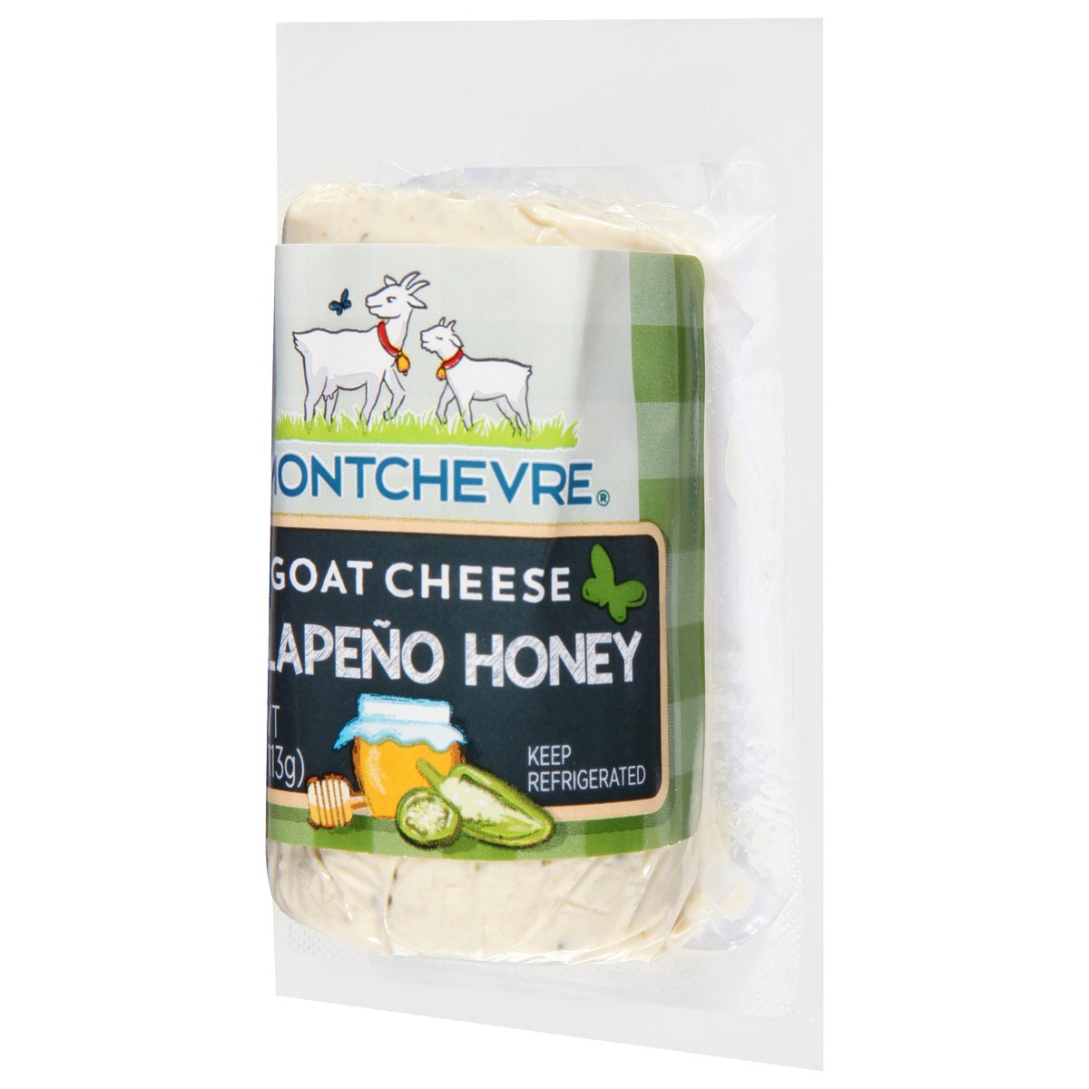 slide 2 of 10, Montchevre Jalapeno Honey Goat Cheese Log - 4oz, 4 oz