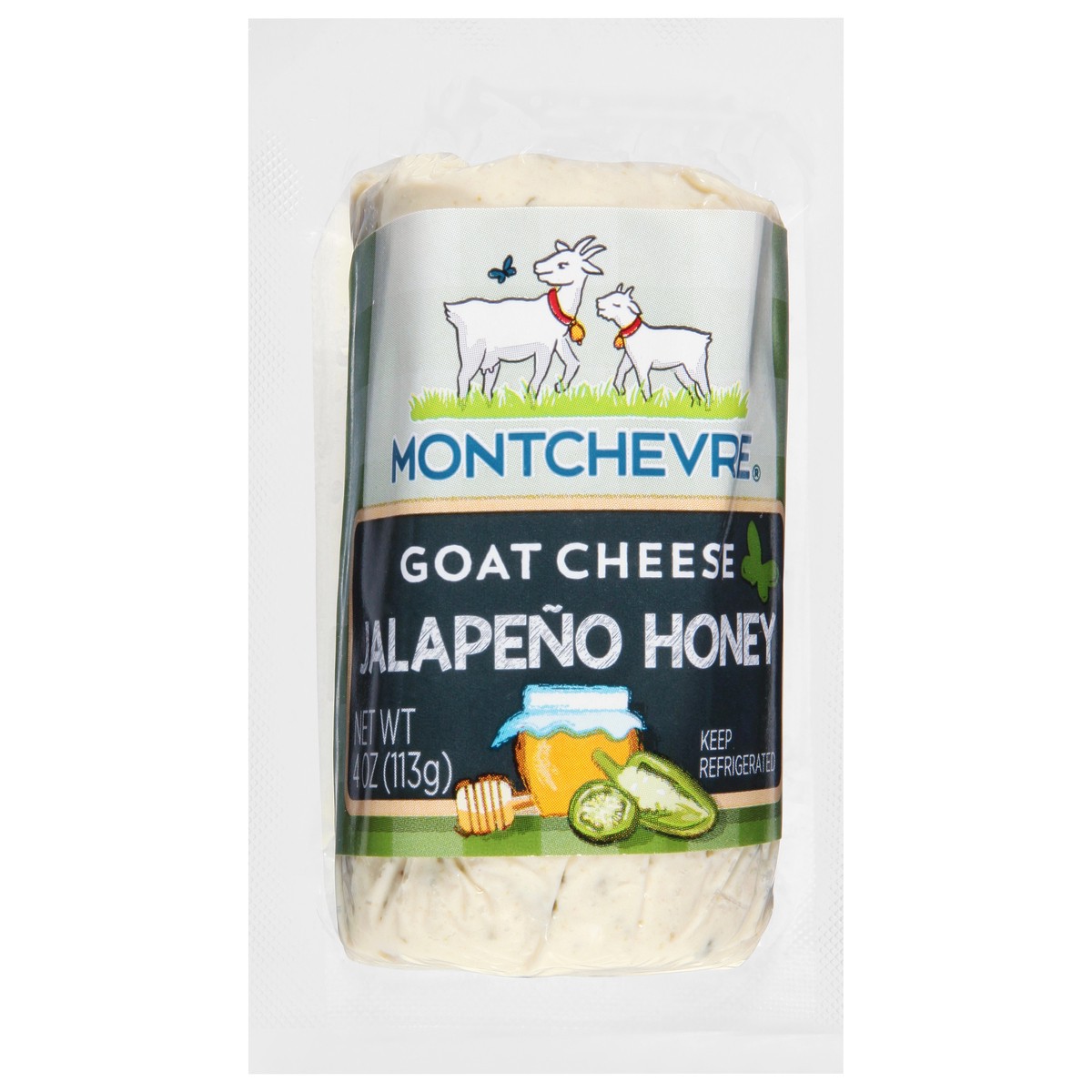 slide 1 of 10, Montchevre Jalapeno Honey Goat Cheese Log - 4oz, 4 oz