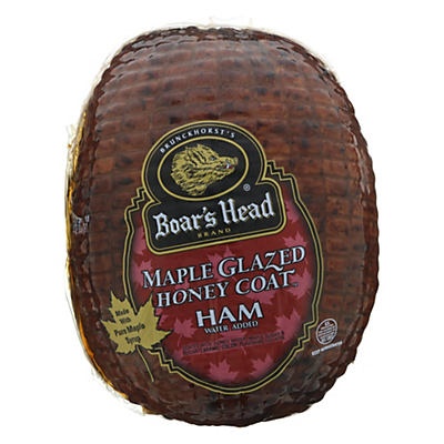 slide 1 of 1, Boar's Head Maple Glazed Honey Coat Ham, per lb