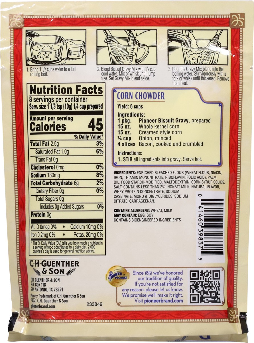 slide 5 of 13, Pioneer Biscuit Gravy Mix 2.75 oz, 2.75 oz