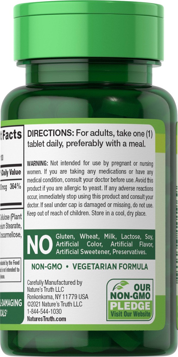 slide 3 of 5, Nature's Truth Selenium 200 mcg, 