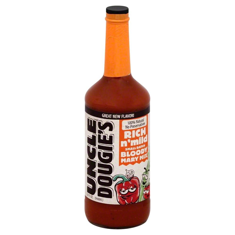 slide 1 of 2, Uncle Dougie's Bloody Mary Mix, 32 fl oz