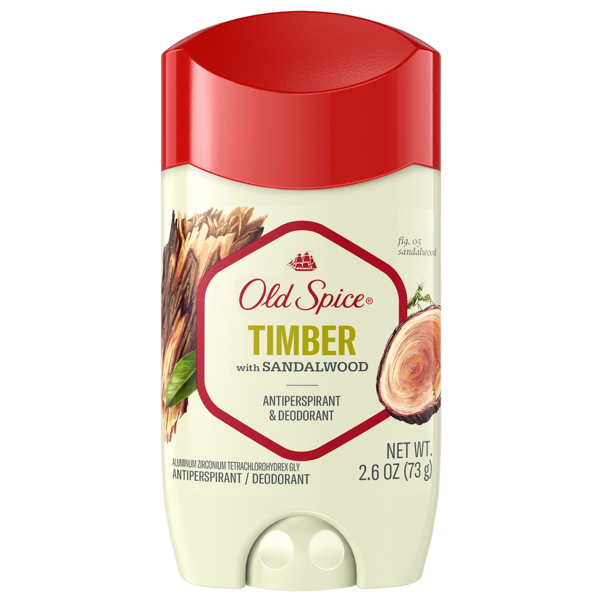 slide 1 of 3, Old Spice Men's Timber with Sandalwood Antiperspirant Deodorant - 2.6oz, 2.6 oz