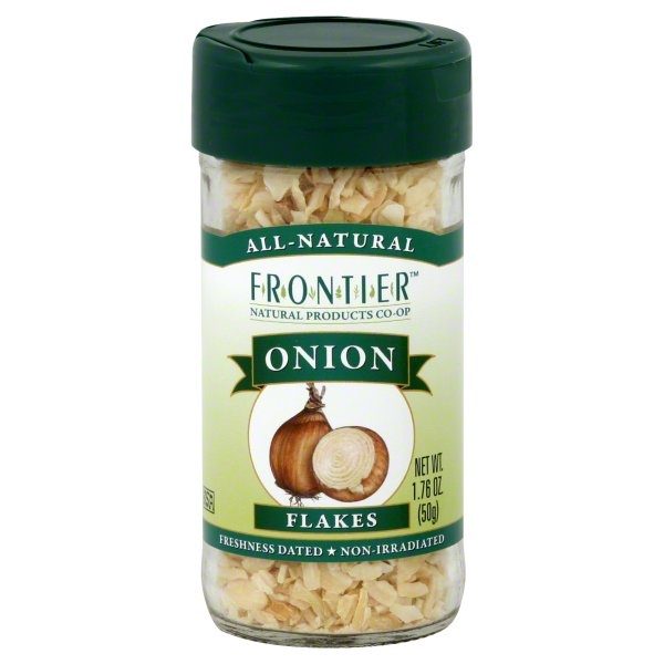 slide 1 of 1, Frontier Onions Flakes, 1 ct