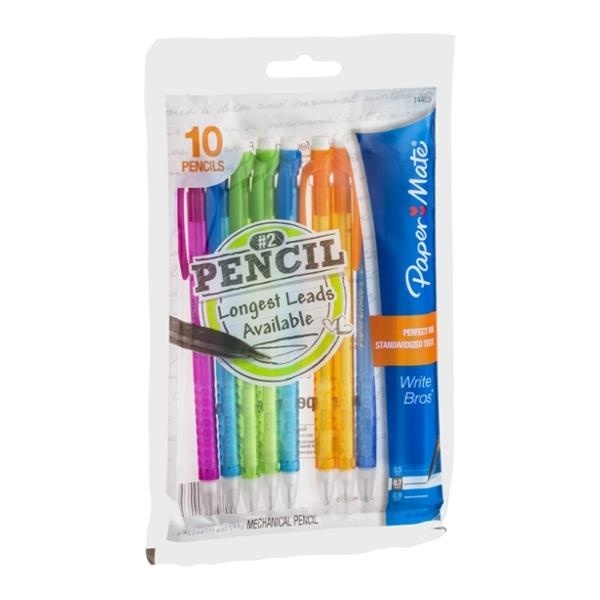 slide 1 of 2, Paper Mate Mechanical Pencils, No. 2 (0.7 mm), 10 ct