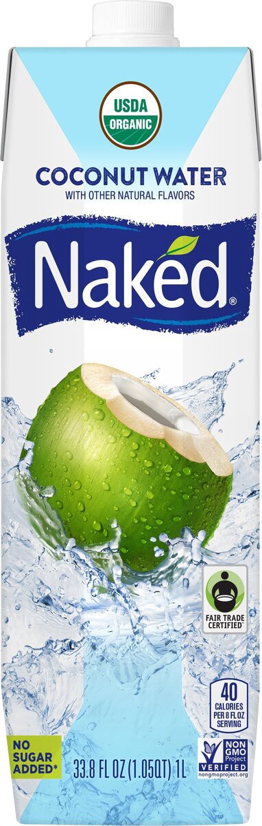 slide 5 of 8, Naked Juice Organic Coconut Water- 33.8 fl oz, 1 liter