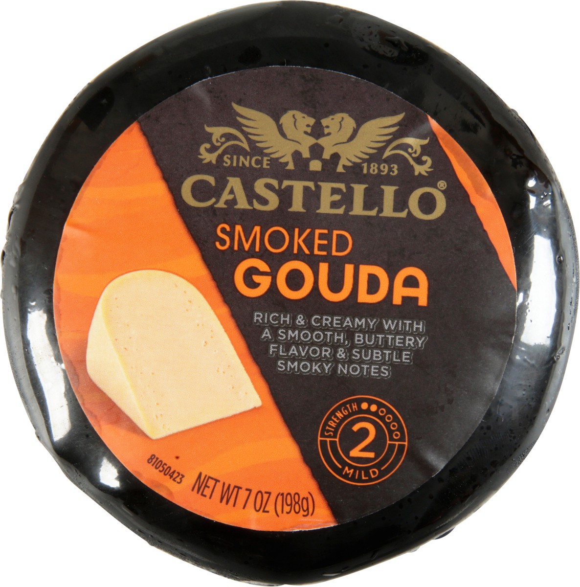 slide 11 of 12, Castello Smoked Gouda 7 oz Round, 7 oz