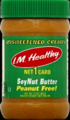slide 1 of 2, I. M. Healthy SoyNut Butter 15 oz, 15 oz