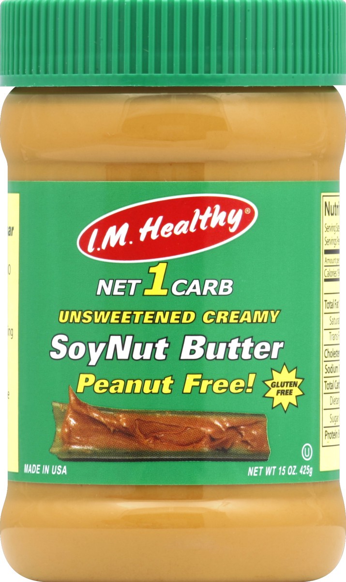 slide 1 of 2, I. M. Healthy SoyNut Butter 15 oz, 15 oz