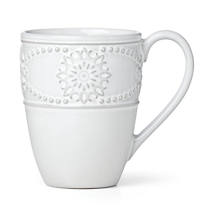 slide 1 of 1, Lenox French Carved Square Mug, 1 ct