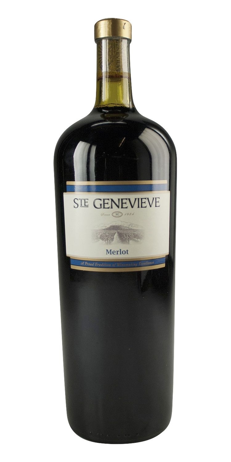 slide 1 of 1, Ste. Genevieve Merlot, 1.5 liter