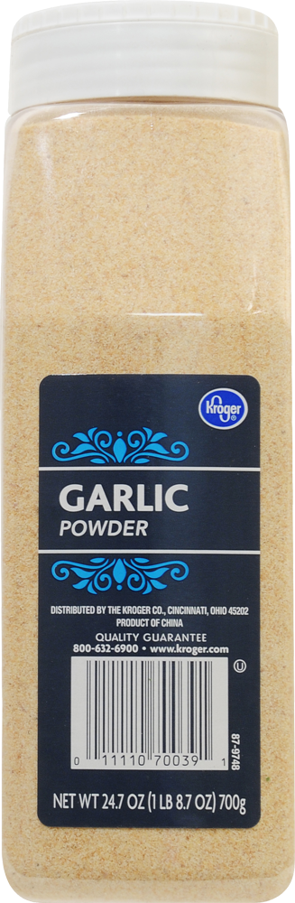 slide 2 of 2, Kroger Garlic Powder, 24.7 oz