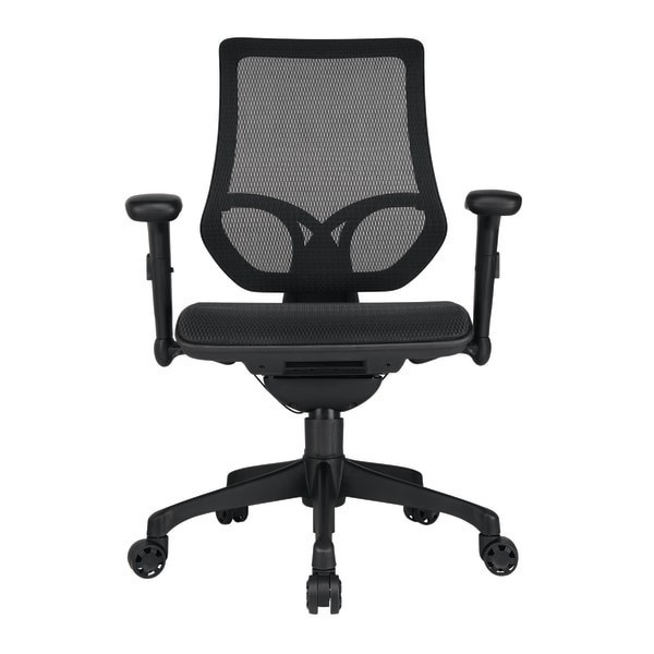 slide 4 of 8, WorkPro® 1000 Series Ergonomic Mesh/Mesh Mid-Back Task Office Chair, Black/Black, BIFMA Compliant, 1 ct