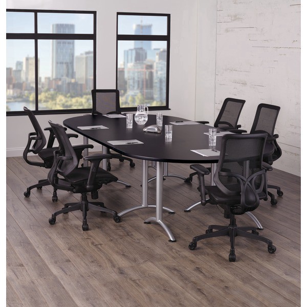 slide 6 of 8, WorkPro® 1000 Series Ergonomic Mesh/Mesh Mid-Back Task Office Chair, Black/Black, BIFMA Compliant, 1 ct