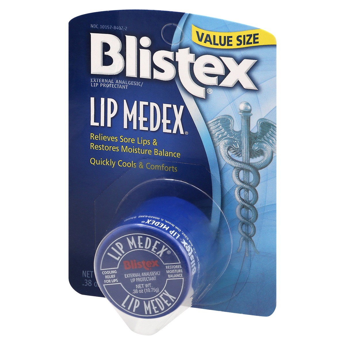 slide 3 of 9, Blistex Lip Medex Jar, 0.38 oz