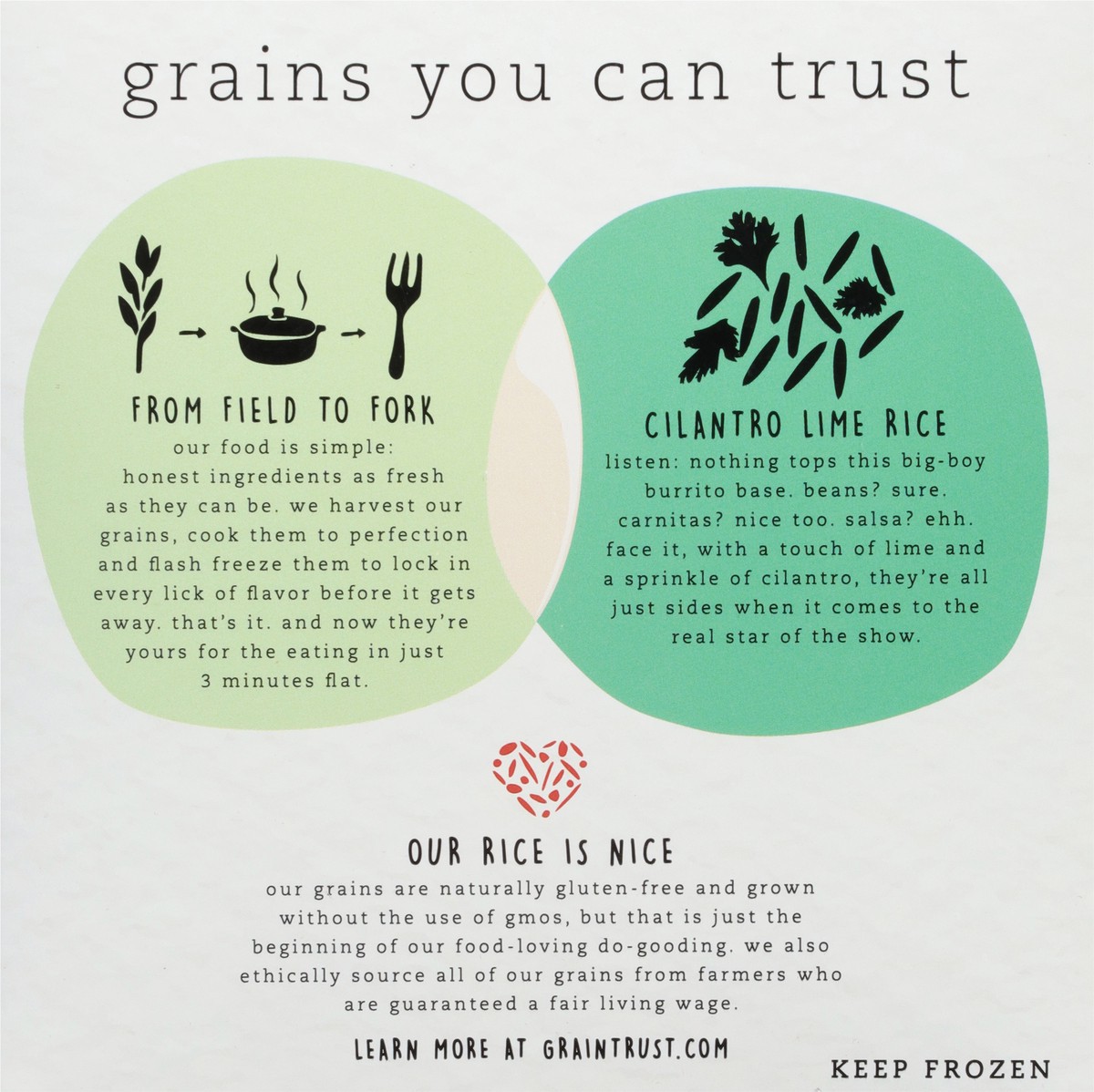 slide 6 of 13, Grain Trust Cilantro Lime Rice 2 - 10 oz Pouches, 