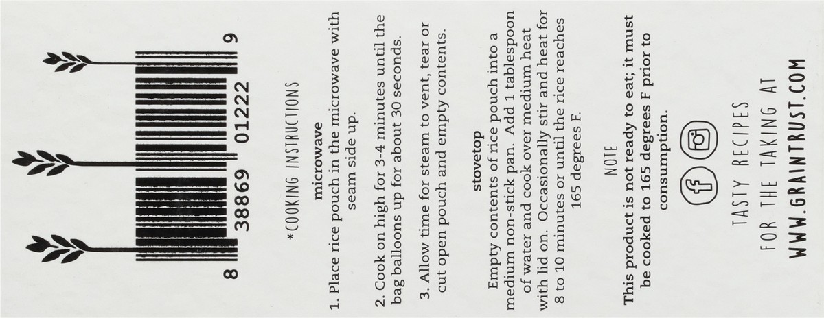 slide 12 of 13, Grain Trust Cilantro Lime Rice 2 - 10 oz Pouches, 