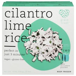 Grain Trust Cilantro Lime Rice - 2 x 10 oz Pouches