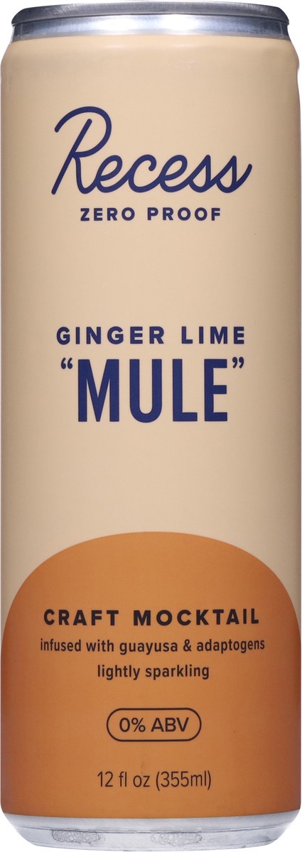 slide 2 of 13, Recess Ginger Lime Mule Craft Mocktail 12 fl oz, 12 fl oz
