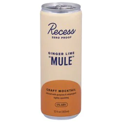 Recess Ginger Lime Mule Craft Mocktail 12 fl oz