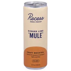 Recess Ginger Lime Mule Craft Mocktail 12 fl oz