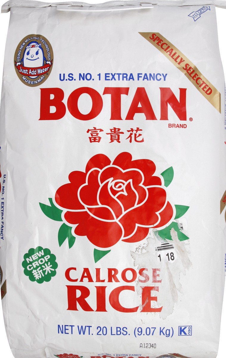 slide 3 of 5, Botan Calrose Rice, 20 lb