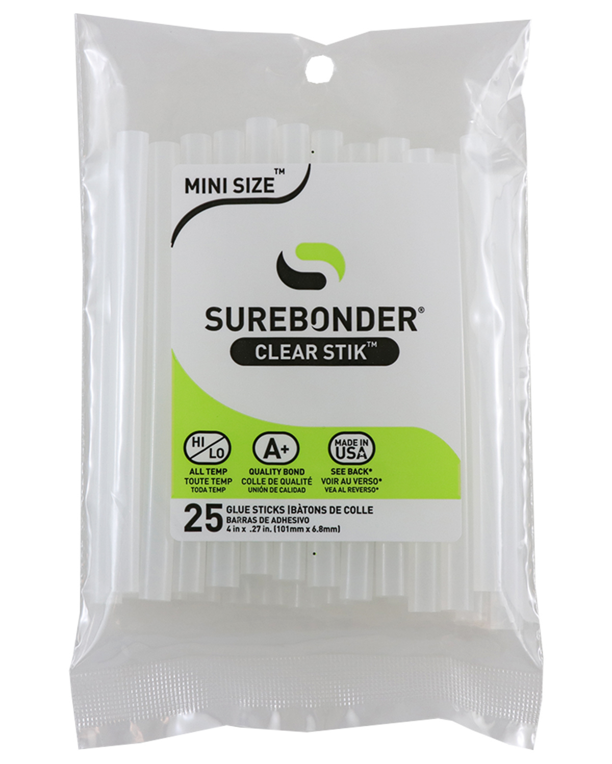 slide 1 of 2, Surebonder Glue Sticks Mini, 25 ct