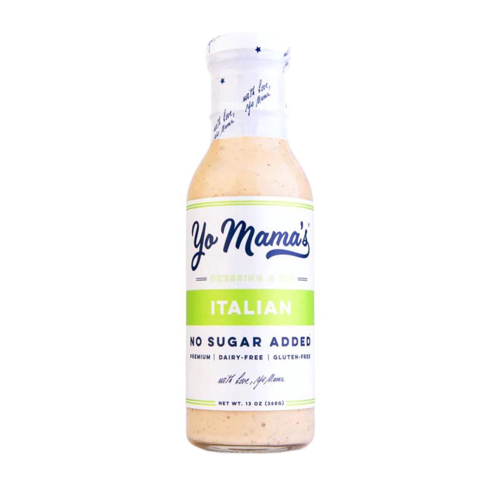 slide 1 of 1, Yo Mama's Creamy Italian Dressing & Dip, 12 oz