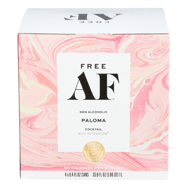 slide 1 of 1, Free Af Non-alcoholic Paloma Cocktail, 1 liter