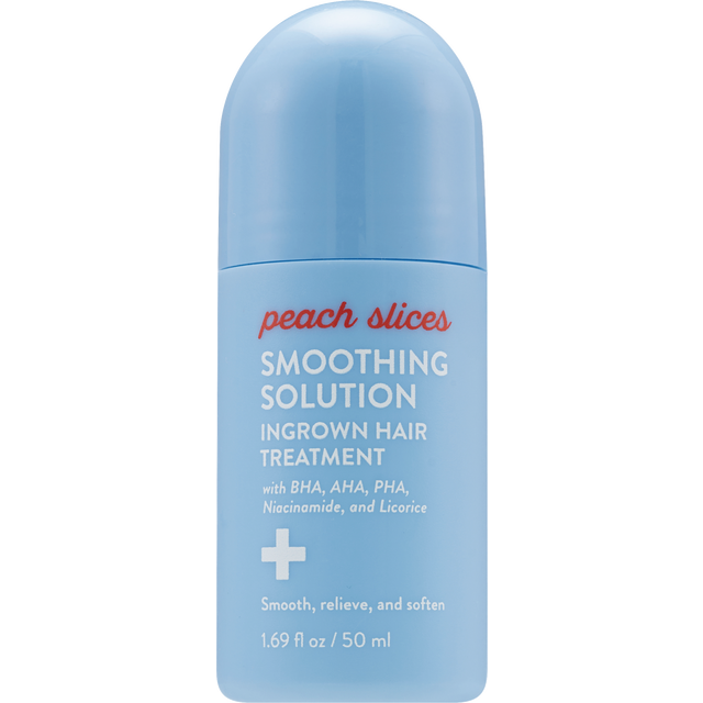 slide 1 of 1, PEACH & LILY Peach Slices Smoothing Solution Ingrown Hair Treatement, 1.69 oz