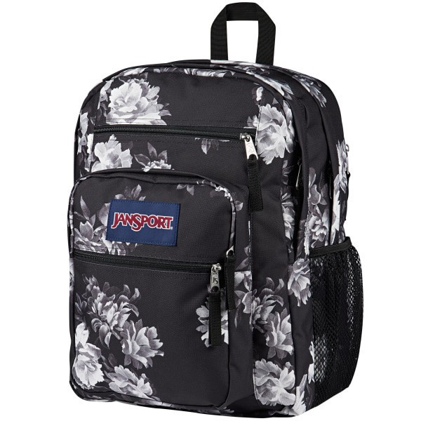 slide 6 of 8, Jansport Big Student Backpack With 15"" Laptop Pocket, 55% Recycled, Magnolia Mirage, 1 ct