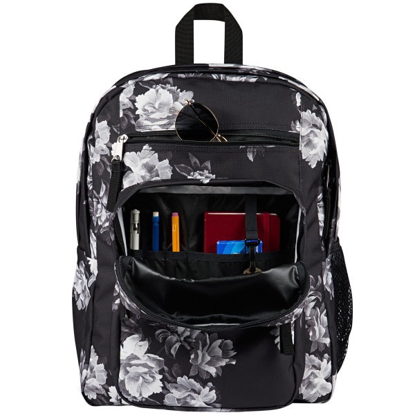 slide 4 of 8, Jansport Big Student Backpack With 15"" Laptop Pocket, 55% Recycled, Magnolia Mirage, 1 ct