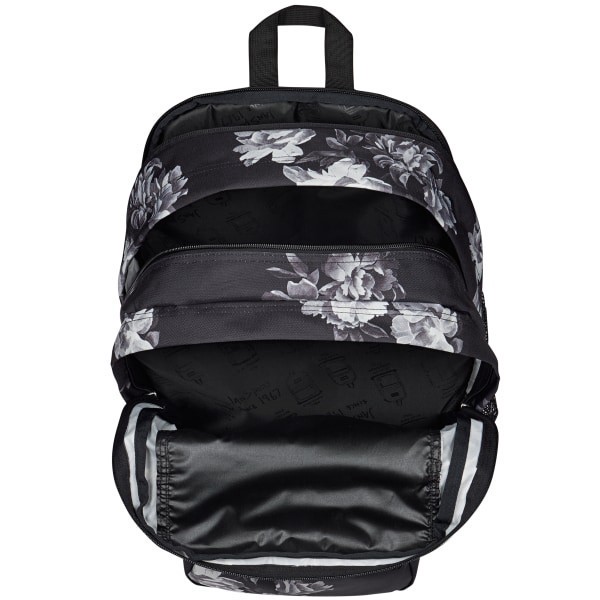 slide 5 of 8, Jansport Big Student Backpack With 15"" Laptop Pocket, 55% Recycled, Magnolia Mirage, 1 ct