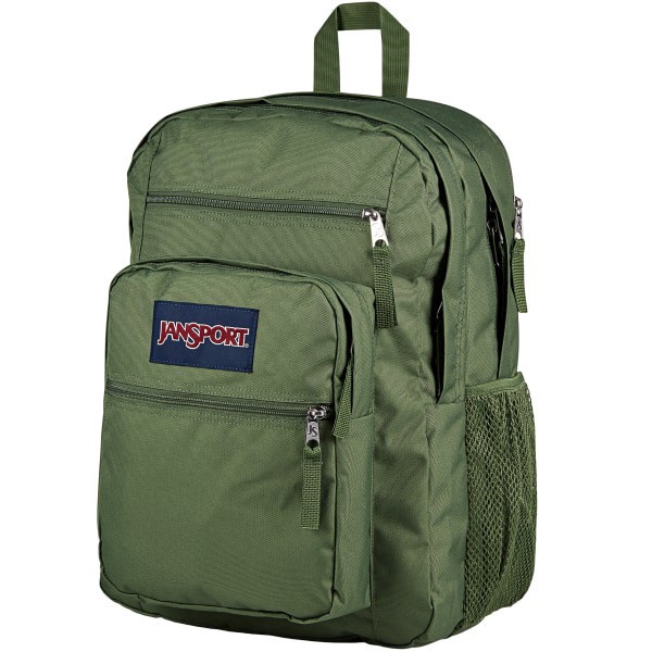 slide 6 of 8, JanSport Big Student Backpack With 15"" Laptop Pocket, 55% Recycled, Cargo Green, 1 ct