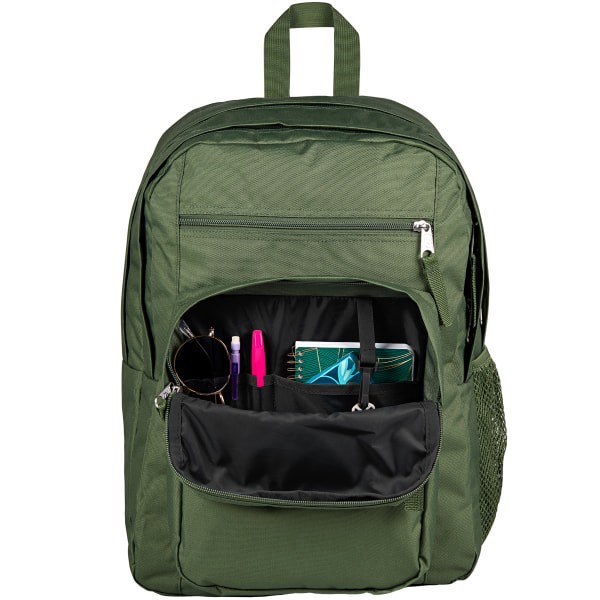 slide 5 of 8, JanSport Big Student Backpack With 15"" Laptop Pocket, 55% Recycled, Cargo Green, 1 ct