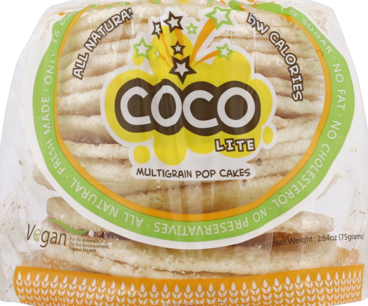 slide 5 of 5, Coco Lite Multigrain Pop Cakes Original, 2.64 oz