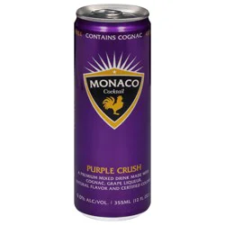Monaco Purple Crush Cocktail 12 fl oz