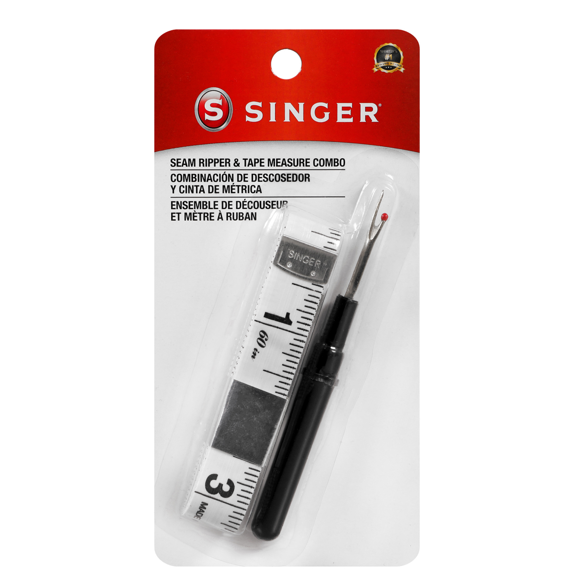 slide 1 of 17, SINGER Seam Ripper and  60" Tape Measure Set, 60 in